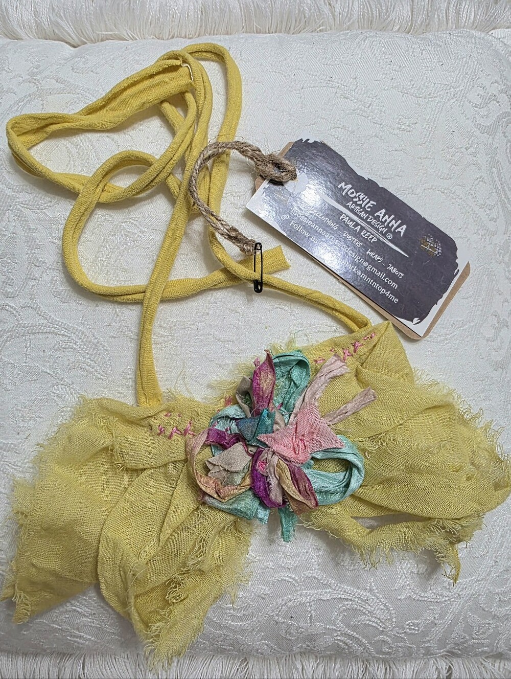 JABOT🩷 OOAK🩷REVERSIBLE NWT Chartreuse - Picture 6 of 9